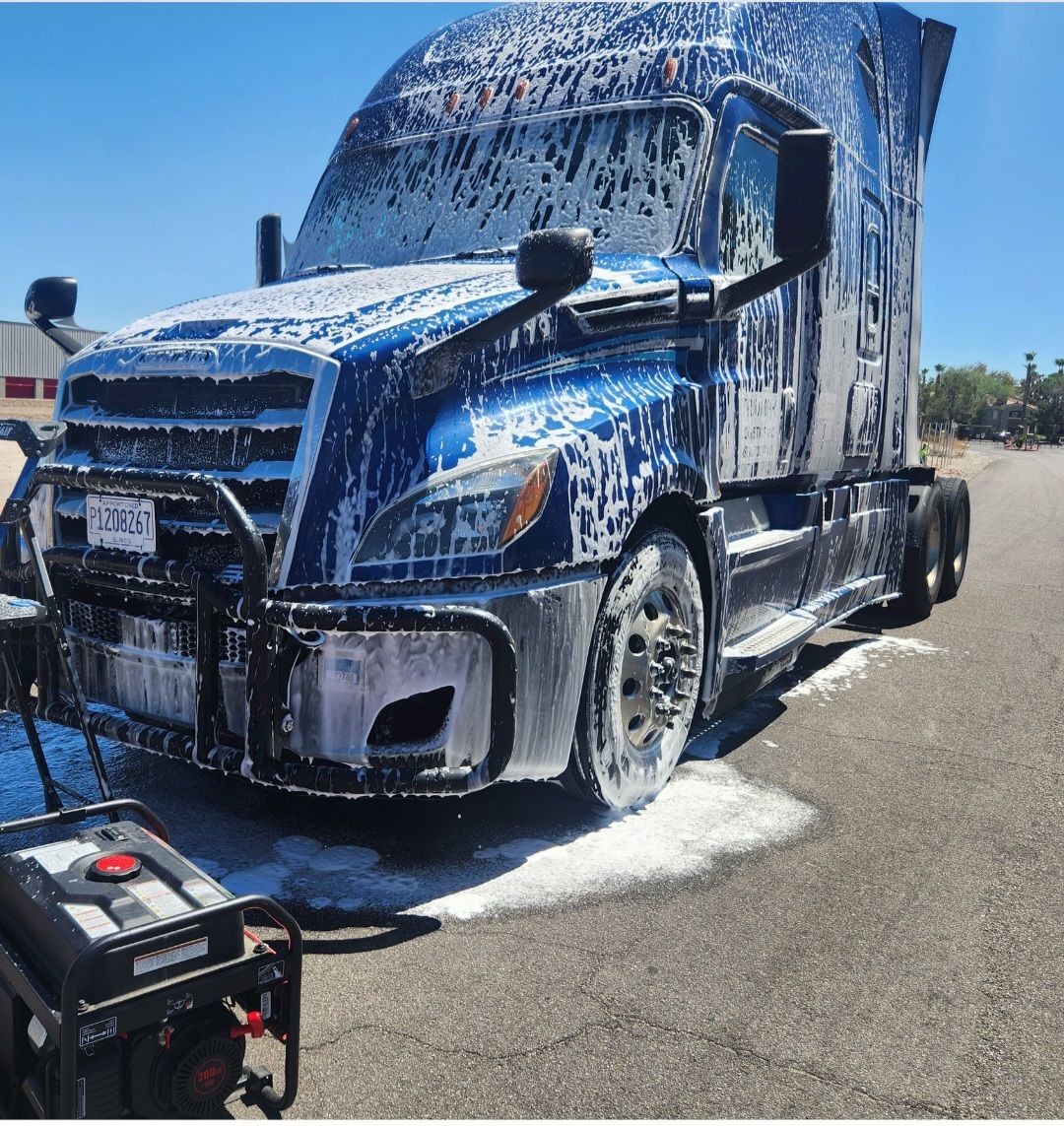 Semi-Truck cleaning